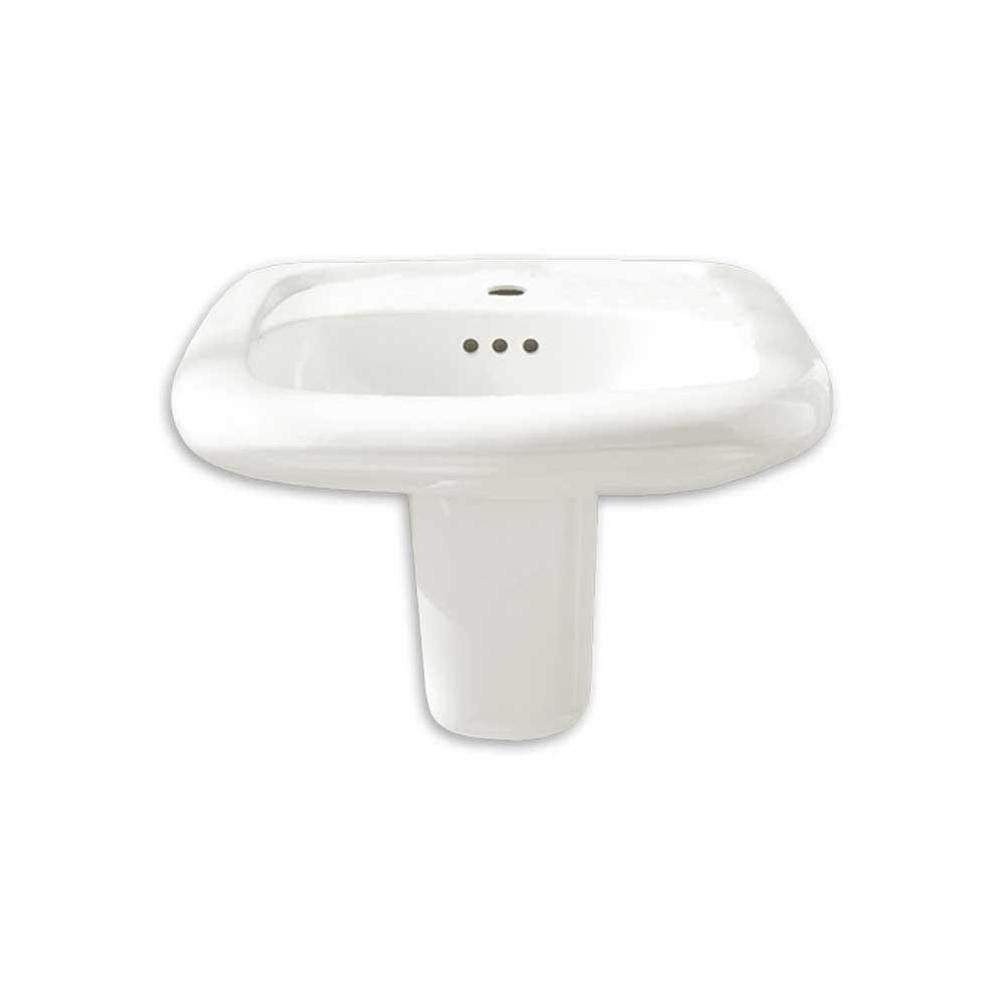 American Standard Murro® Wall-Hung EverClean® Sink With 4-Inch Centerset and Extra Right-Hand Hole