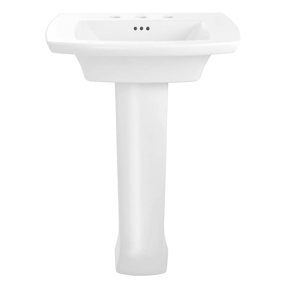 American Standard Edgemere® 8-Inch Widespread Pedestal Sink Top and Leg Combination