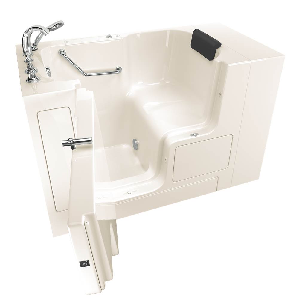 American Standard Gelcoat Premium Series 32 x 52 -Inch Walk-in Tub With Soaker System - Left-Hand Drain With Faucet