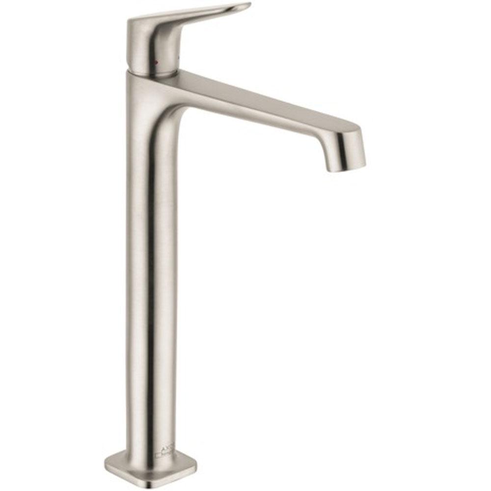 Axor Citterio M Single-Hole Faucet 250 with Pop-Up Drain, 1.2 GPM in Brushed Nickel
