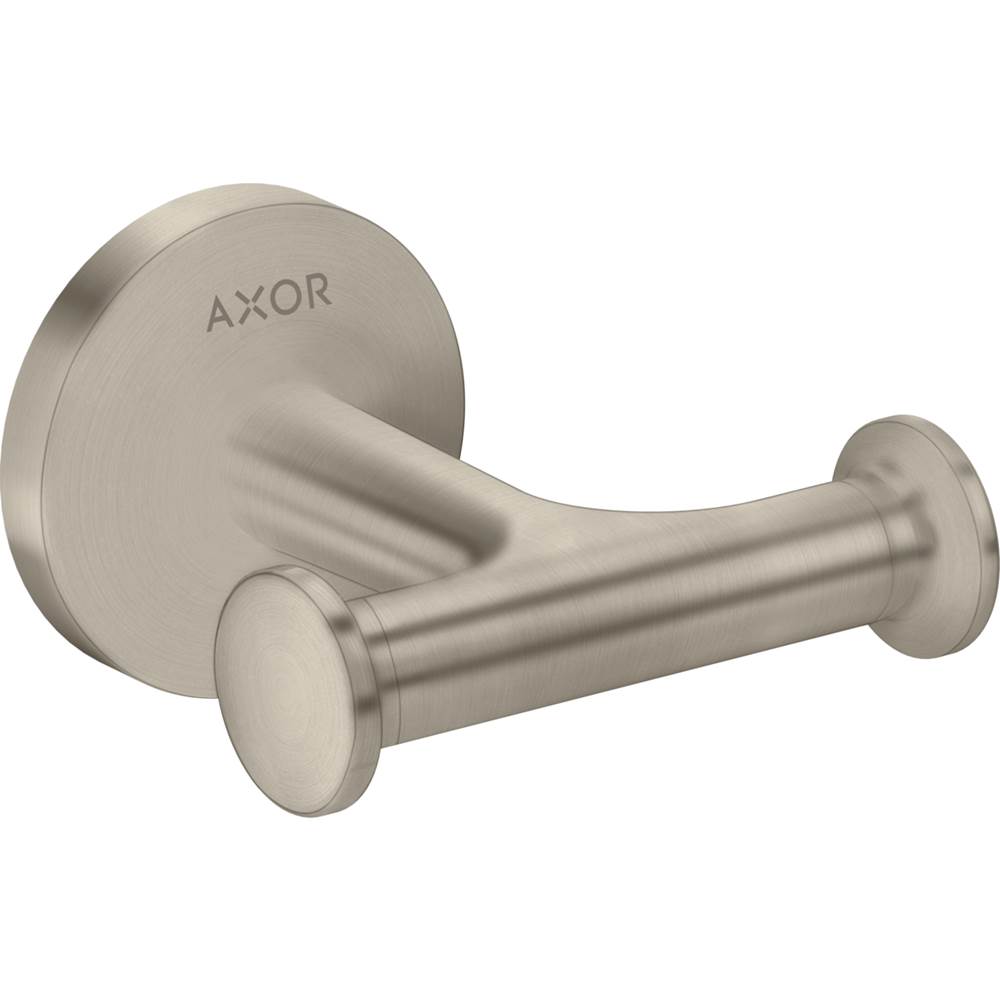 Axor Universal Circular Double Hook in Brushed Nickel
