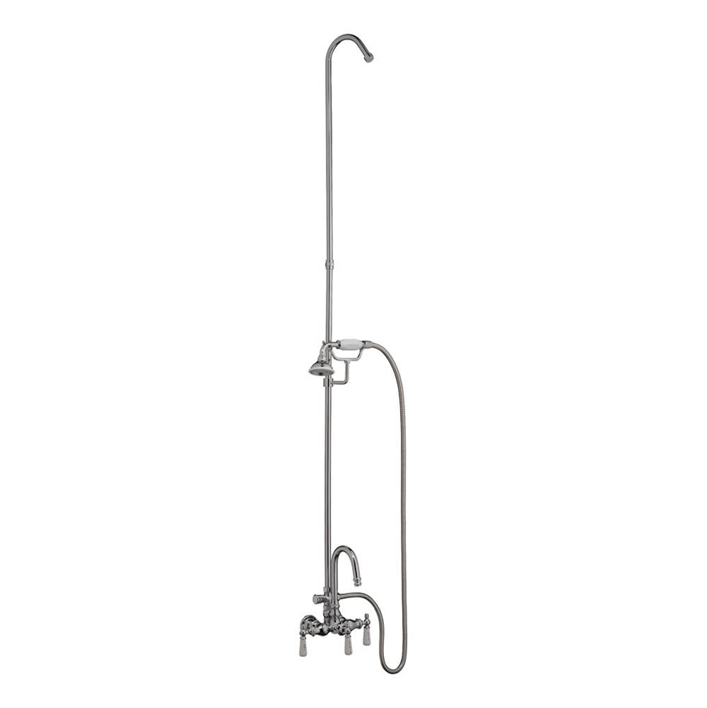 Barclay Converto Shower w/Handheld Shwr, Riser, Acry Tub, Chrome