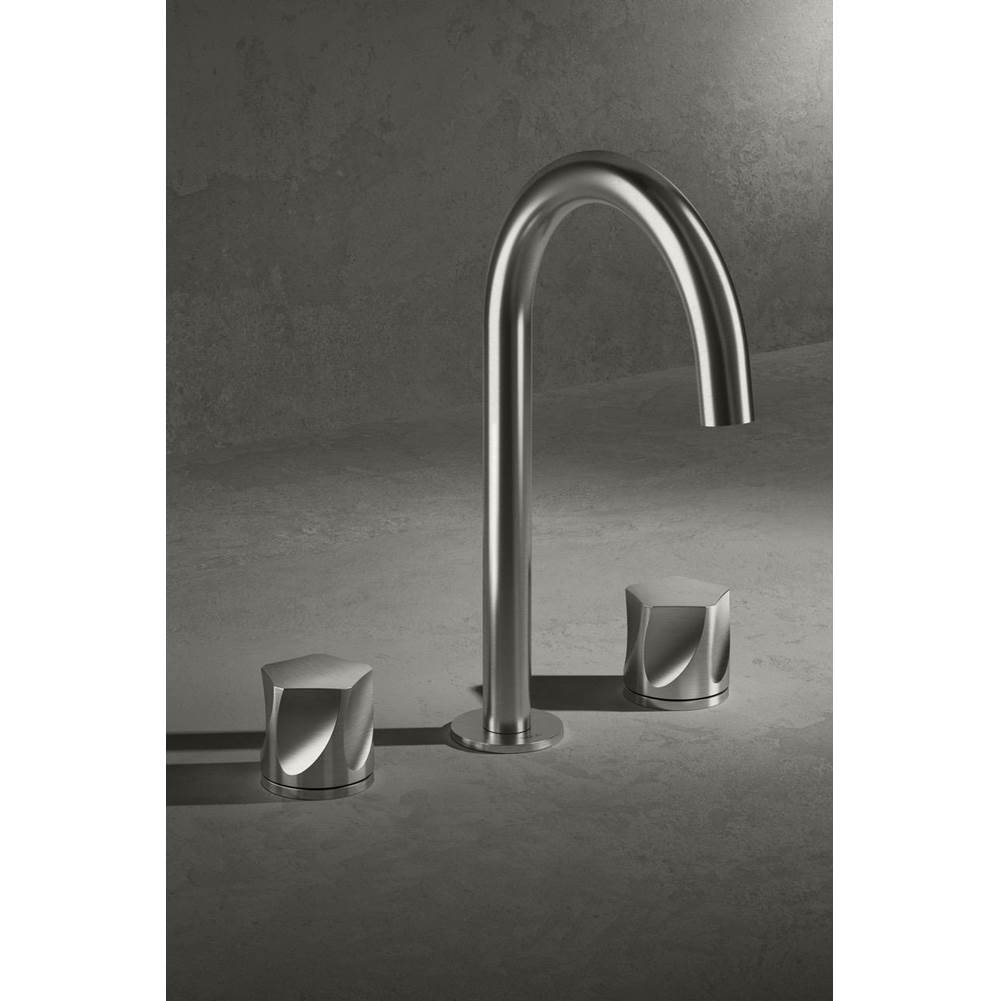 MGS Bagno Penta Three-hole Basin Faucet (without drain) Stainless Steel Matte Gold