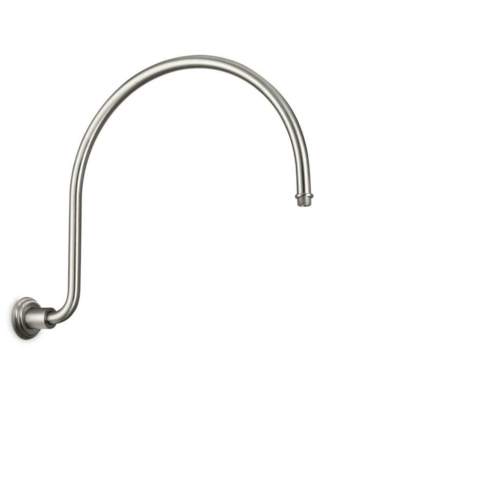 California Faucets Curved Shower Arm - Line Base
