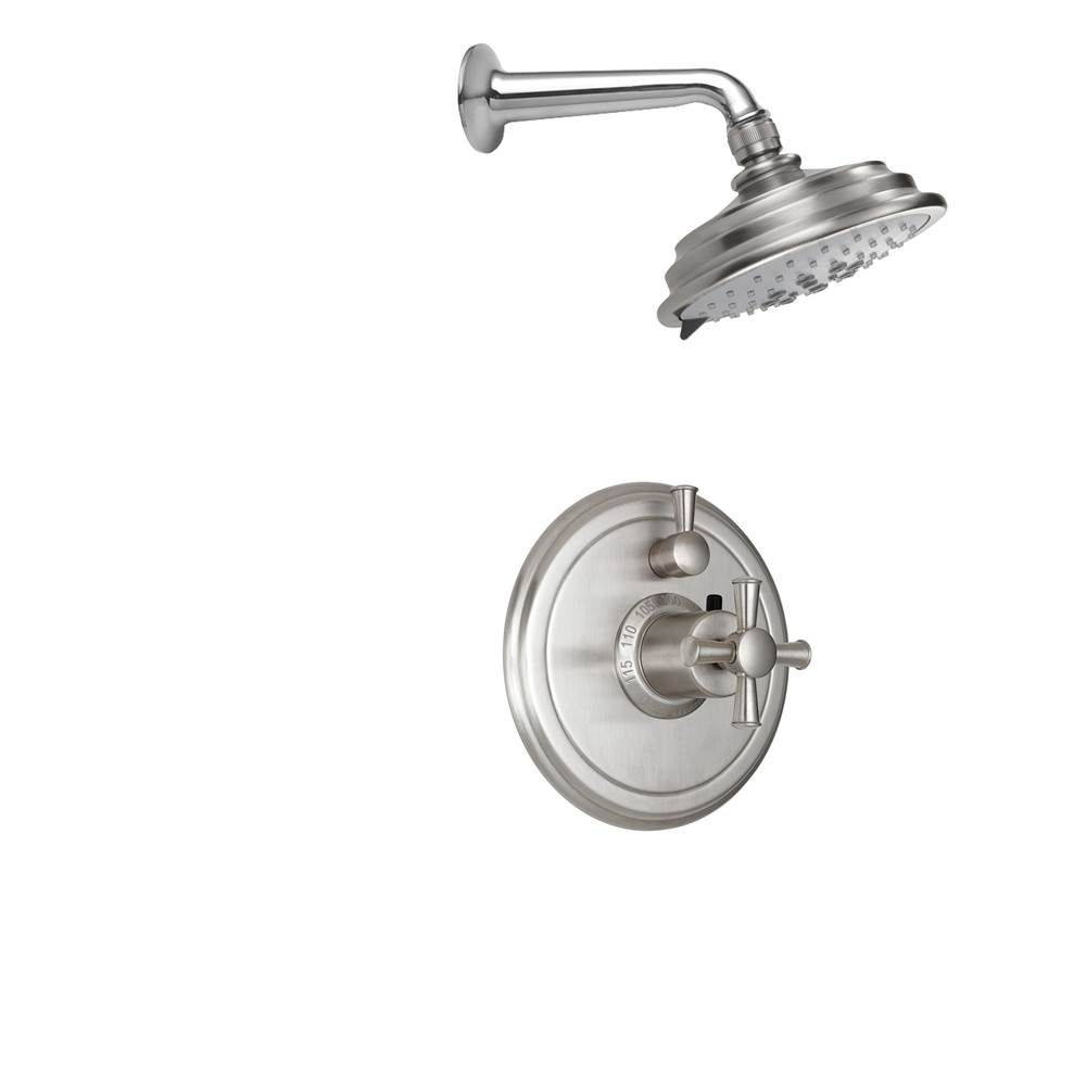California Faucets Miramar Styletherm 1/2'' Thermostatic Shower System with Single Showerhead