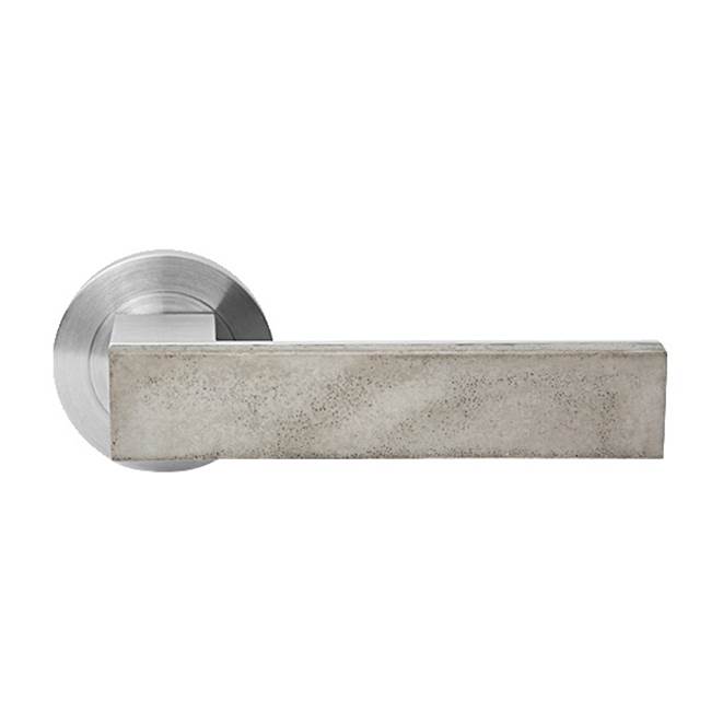 Designer Doorware Concrete Quad Half Set R10 Ext Fixed