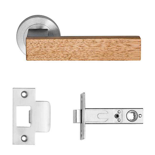 Designer Doorware Timber Quad Set On R10 Inc. Latch Bolt