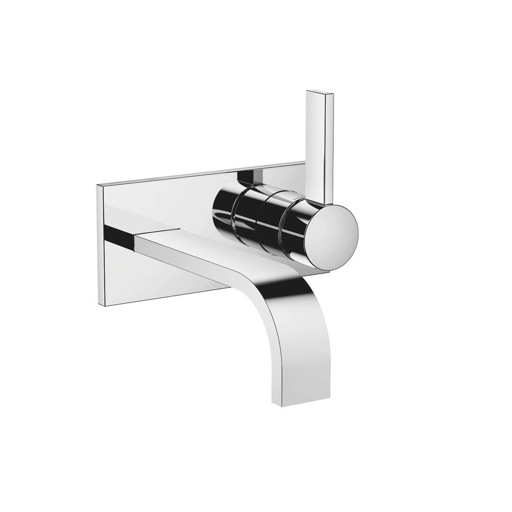 Dornbracht MEM Wall-Mounted Single-Lever Mixer With Cover Plate Without Drain In Polished Chrome