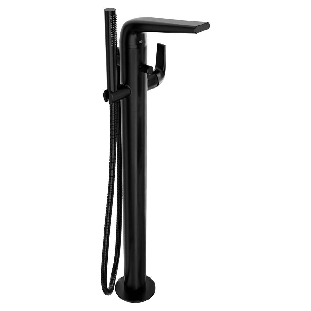 DXV DXV Modulus® Single Handle Floor Mount Bathtub Filler with Hand Shower and Lever Handle