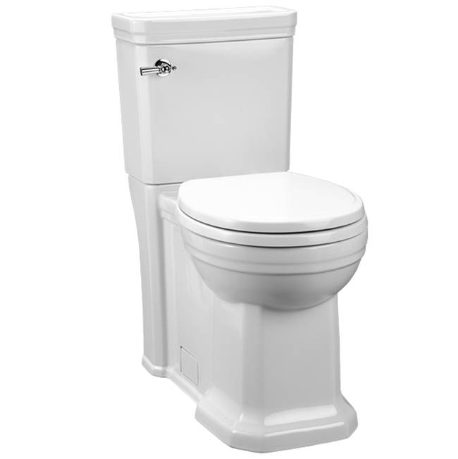 DXV Fitzgerald Two-Piece Chair Height Round Front Toilet with Seat
