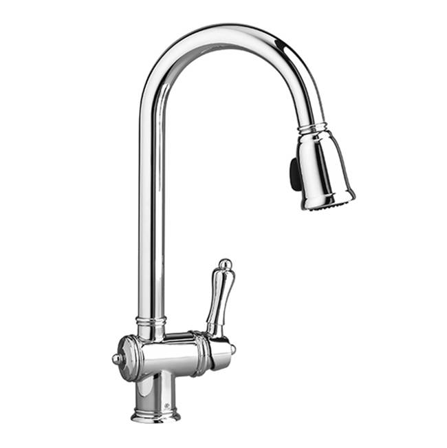 DXV Victorian Single Handle Pull-Down Kitchen Faucet with Lever Handle