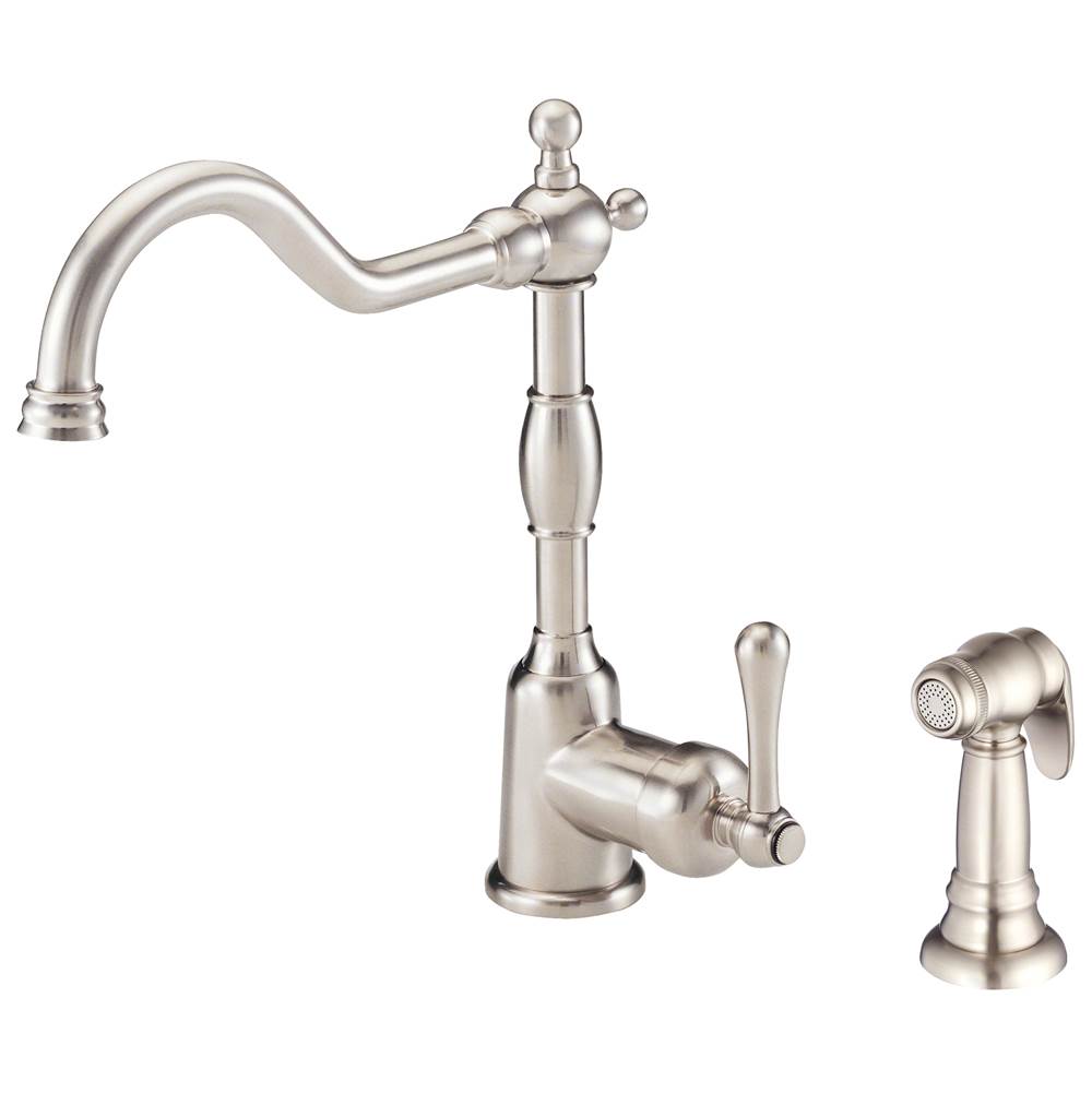 Gerber Plumbing Opulence 1H Kitchen Faucet w/ Spray 1.75gpm Stainless Steel