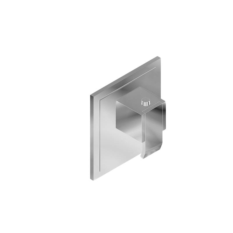 Graff M-Series Transitional Square Thermostatic Trim Plate with Qubic Handle