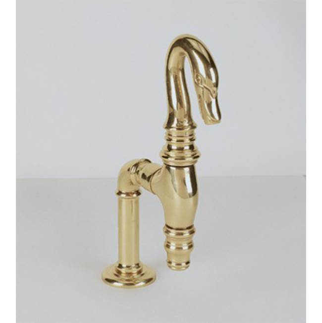 Herbeau ''Col Vert'' Tap Deck Mounted in Weathered Brass