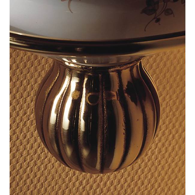 Herbeau ''Sphere'' Round Trap Cover in Polished Black Nickel
