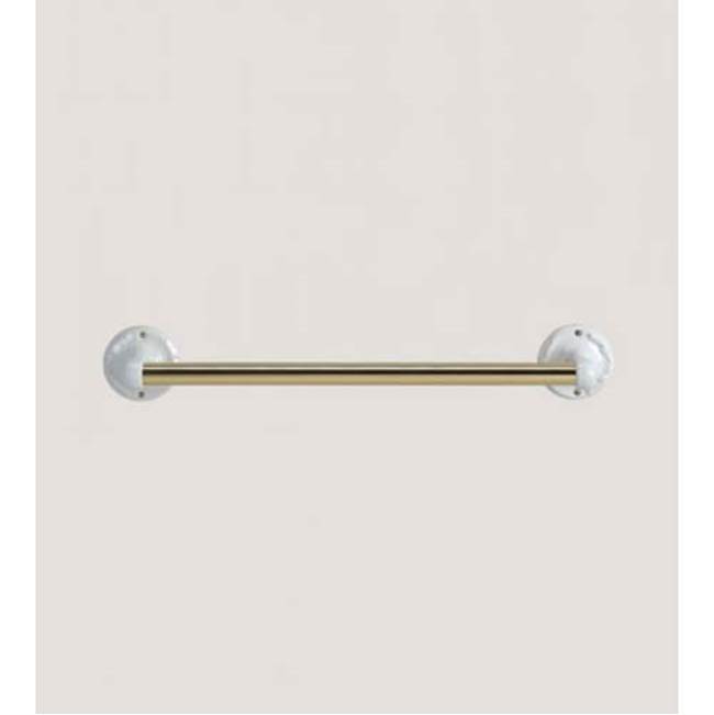 Herbeau ''Charleston'' 24'' Towel Bar in XX Any Handpainted Finish, Old Silver