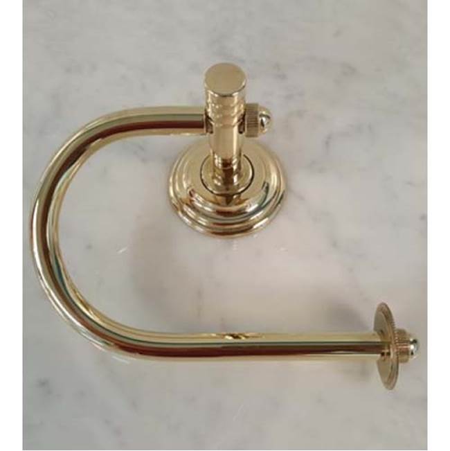 Herbeau ''Lille'' Toilet Tissue Holder in French Weathered Brass