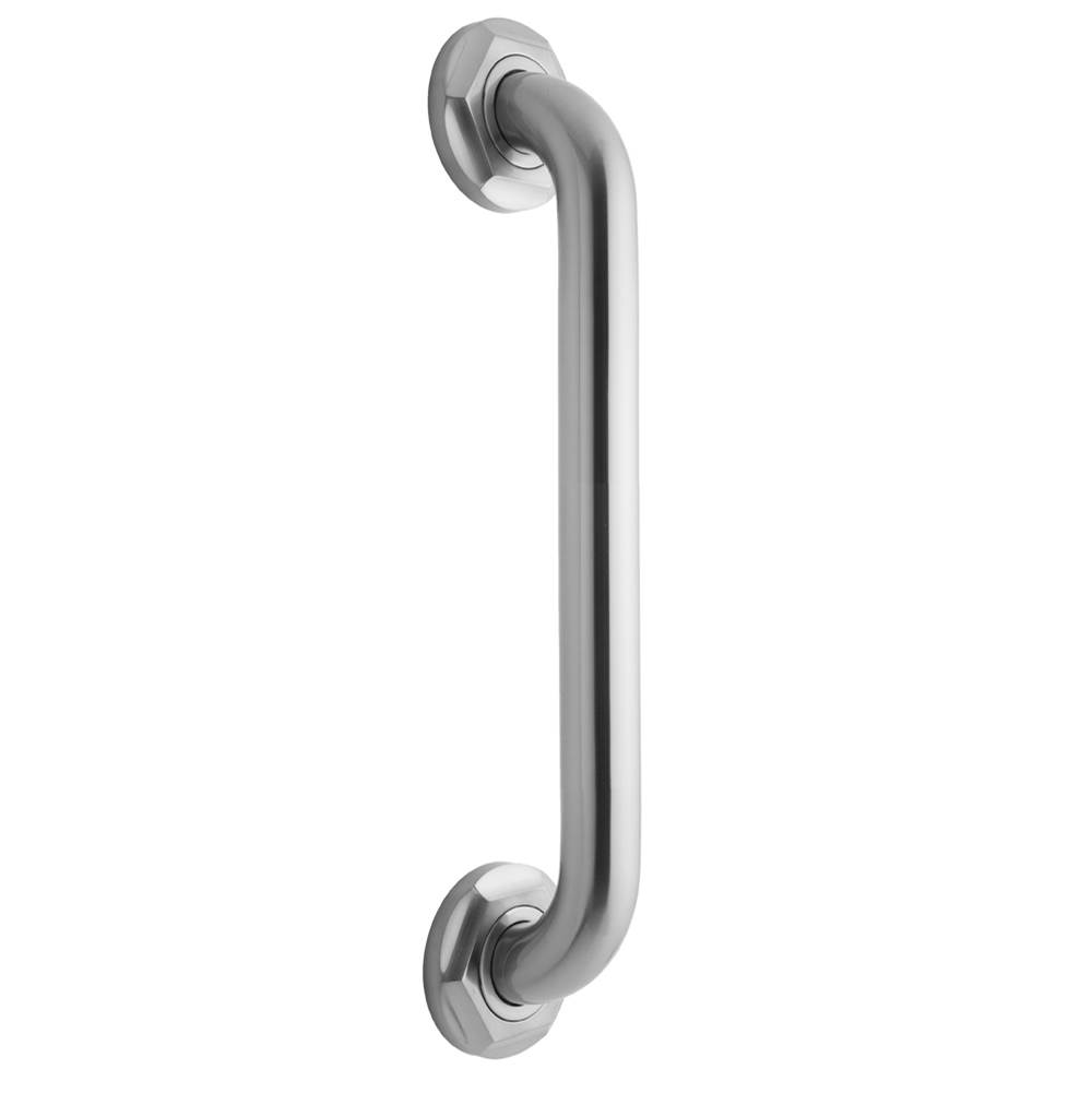 Jaclo 36'' Deluxe Grab Bar with Contemporary Hex Flange