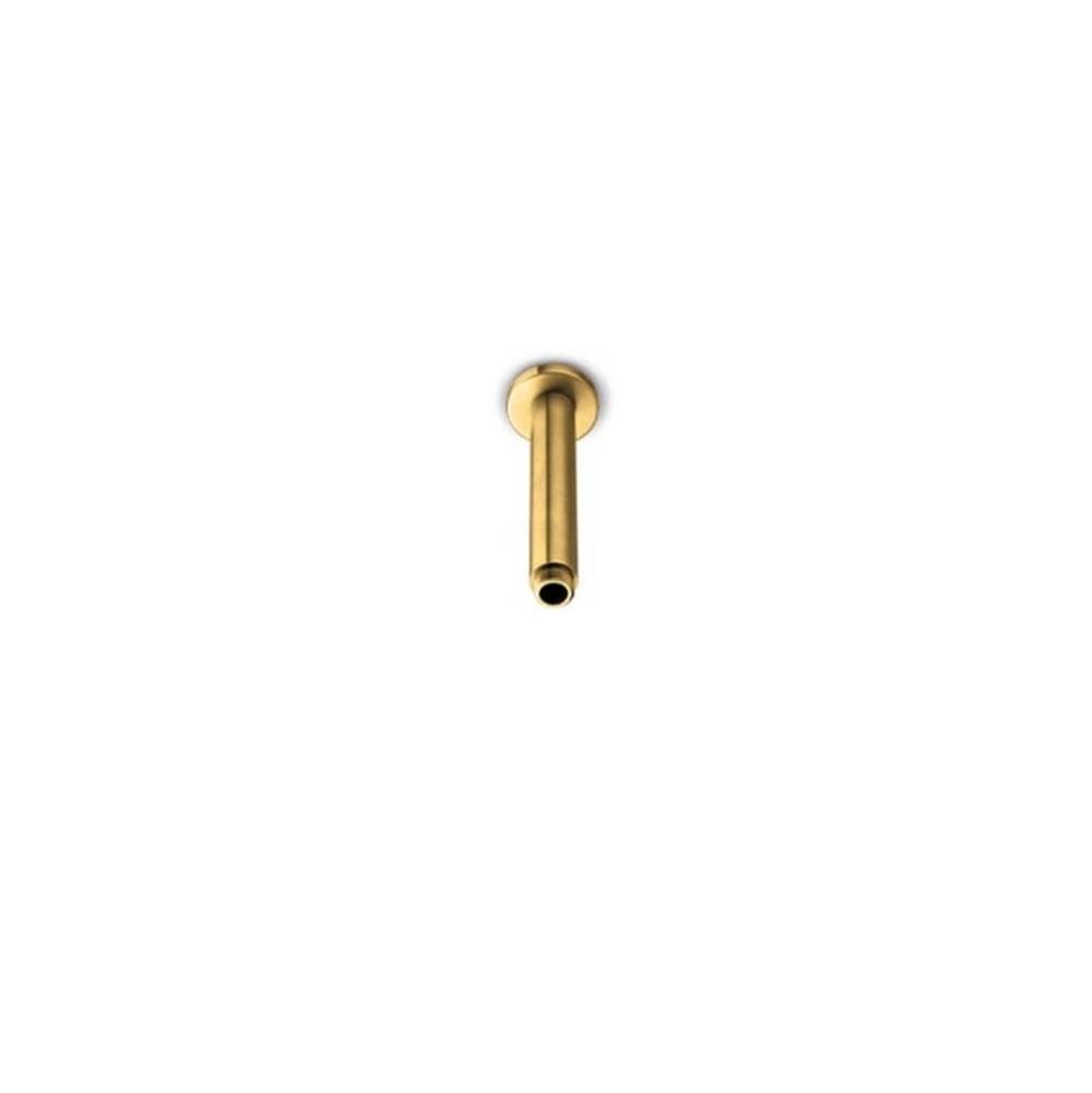 Jee-O Slimline Ceiling Shower Arm - 6 Inches - Pvd Matte Gold