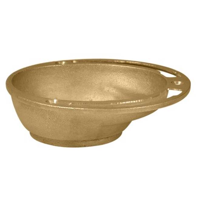 Jumbo Manufacturing BRASS OFFSET  CLOSET FLANGE  4'' FOR LEAD PIPE