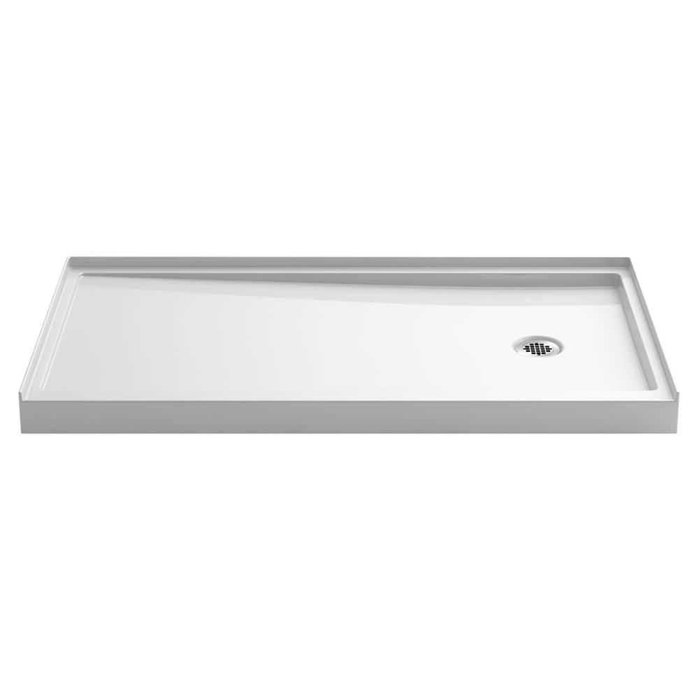 Kohler Rely® 60'' x 32'' single-threshold shower base with right-hand drain