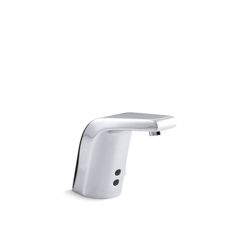 Kohler Sculpted Touchless faucet with Insight™ technology and temperature mixer, DC-powered