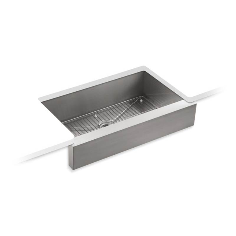 Kohler Vault™ 35-1/2'' x 21-1/4'' x 9-5/16'' Undermount single-bowl farmhouse kitchen sink for 36'' cabinet