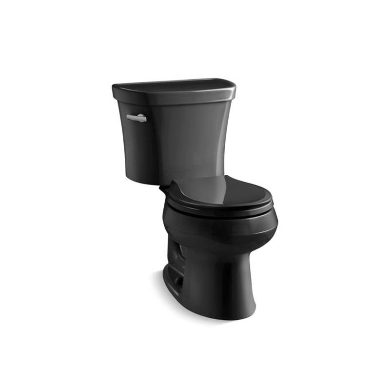 Kohler Wellworth® Two-piece round-front 1.28 gpf toilet with insulated tank and 14'' rough-in