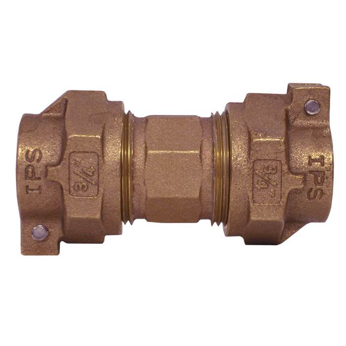 Legend Valve 1'' T-4321NL No Lead Bronze Pack Joint (PEP) x Pack Joint (PEP) Union