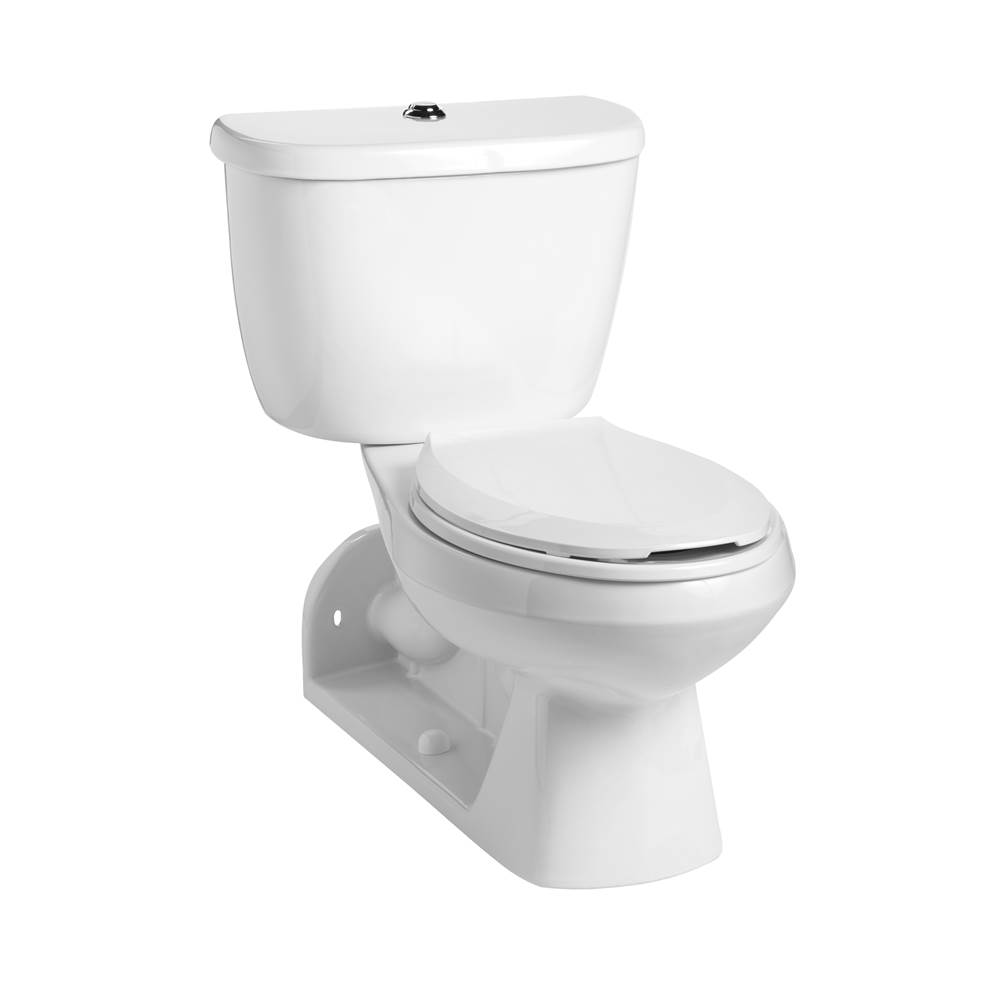Mansfield Plumbing Quantum 1.6 Elongated Rear-Outlet Floor-Mount Toilet Combination