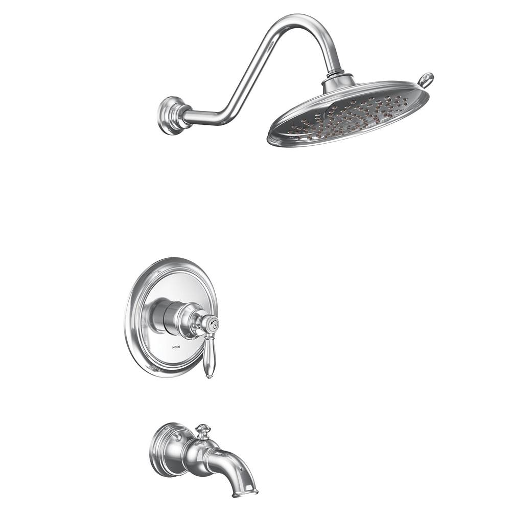 Moen Weymouth M-CORE 2-Series Eco Performance 1-Handle Tub and Shower Trim Kit in Chrome (Valve Sold Separately)