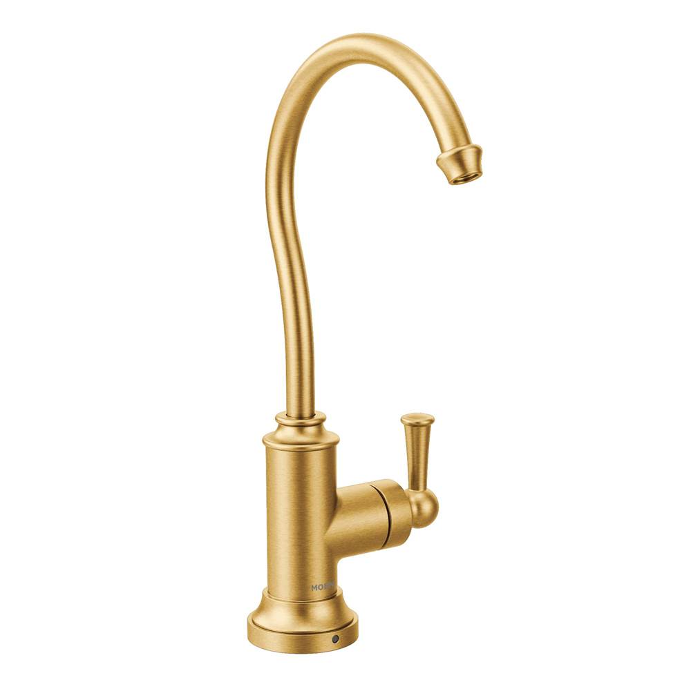 Moen Sip Traditional Cold Water Kitchen Beverage Faucet with Optional Filtration System, Brushed Gold