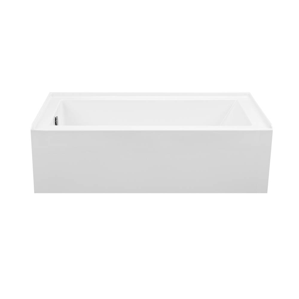 MTI Baths Cameron 4 Acrylic Cxl Integral Skirted Rh Drain Soaker - White (60X30.5)