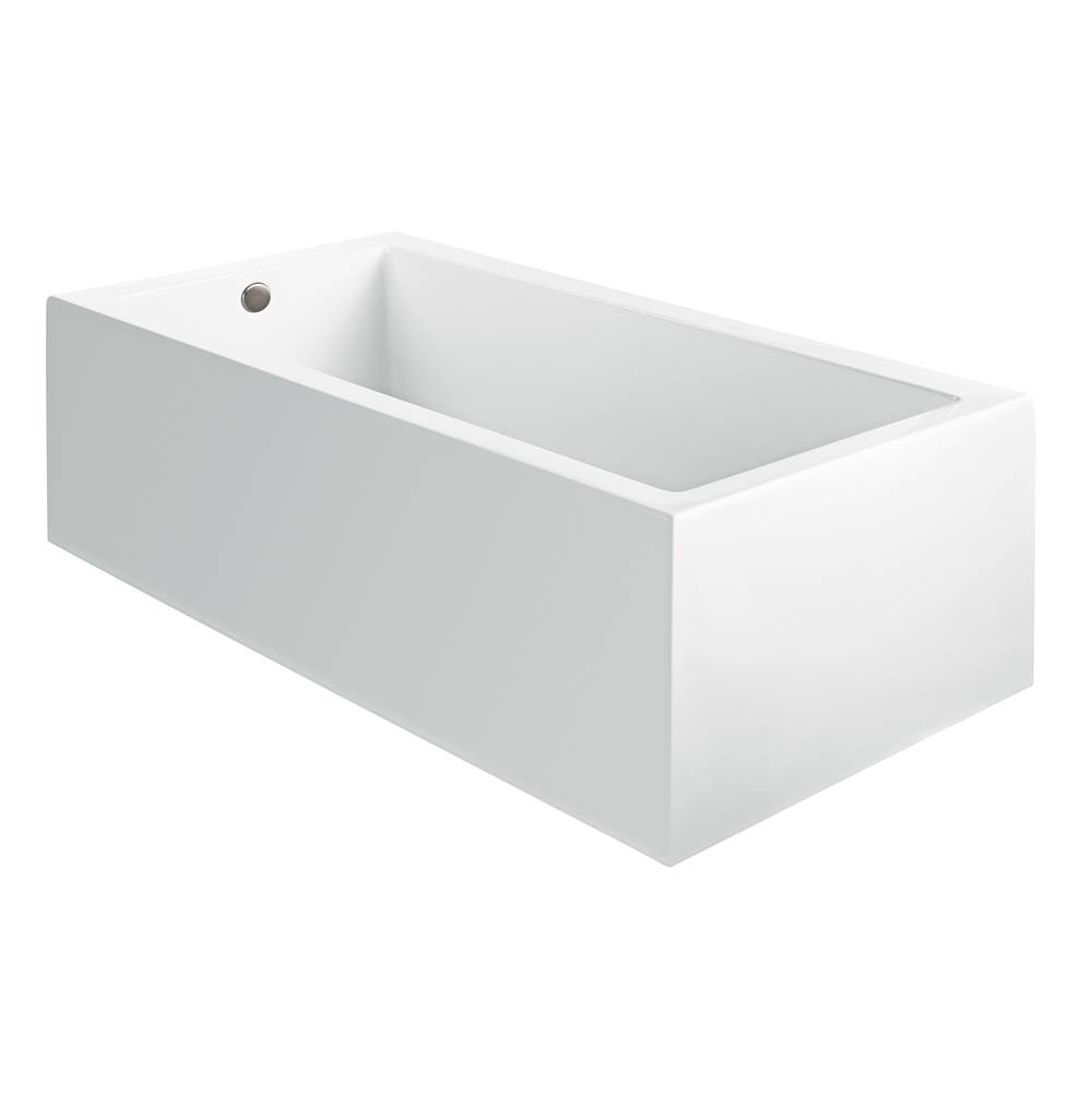 MTI Baths Andrea 26A Acrylic Cxl Sculpted 1 Side Air Bath- White (54X30)