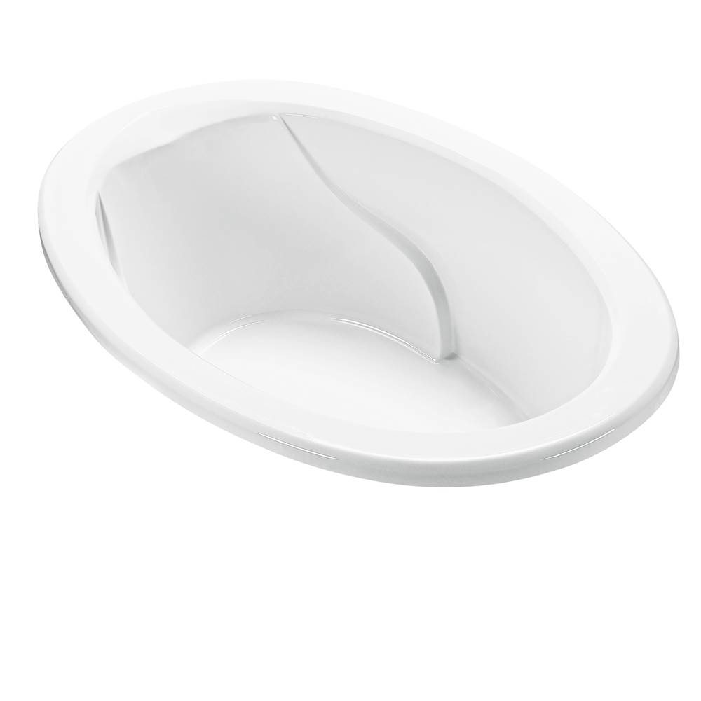 MTI Baths Adena 5 Acrylic Cxl Oval Drop In Whirlpool - White (63X41.25)