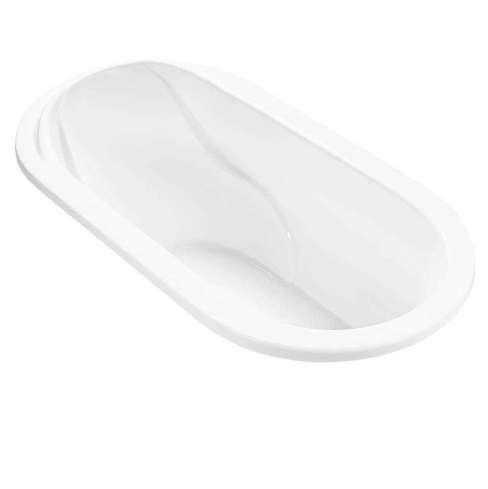 MTI Baths Solitude Acrylic Cxl Drop In Whirlpool - White (72X37)