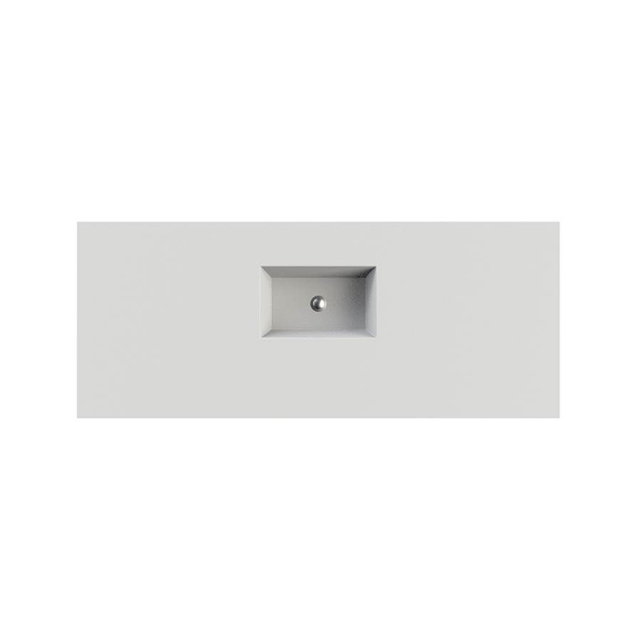 MTI Baths 50'',ESS COUNTER SINK,PETRA-9,DOUBLE BOWL,MATTE BISCUIT