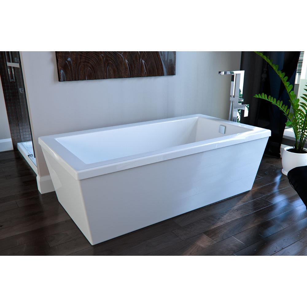 Neptune Freestanding AMETYS Bathtub 32x60 with armrests, Mass-Air/Activ-Air, Biscuit