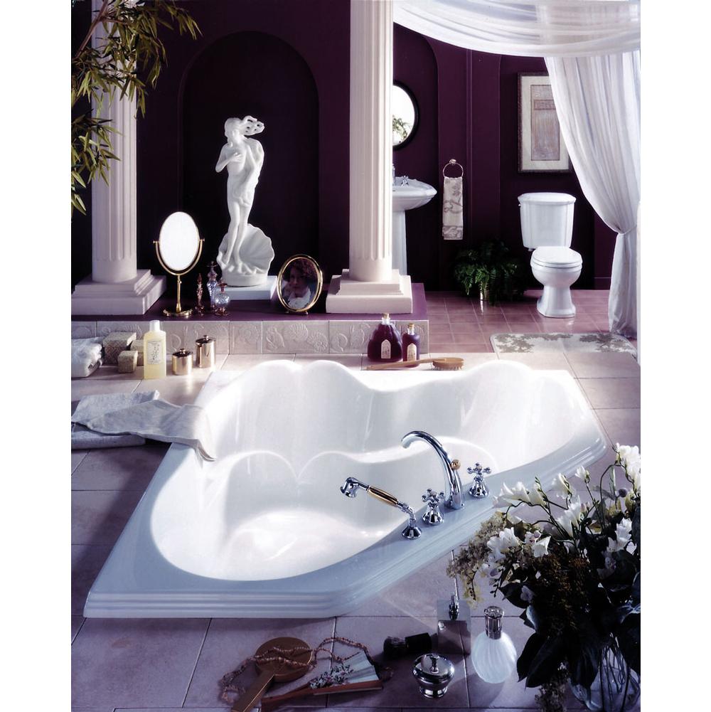 Neptune ARIANE bathtub 60x60, Whirlpool/Activ-Air, Biscuit