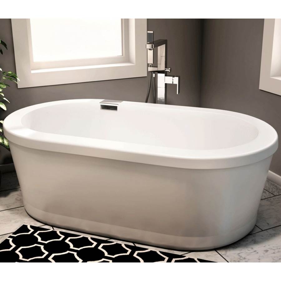 Neptune Freestanding RUBY Bathtub 32x60, Activ-Air, White with Color Skirt