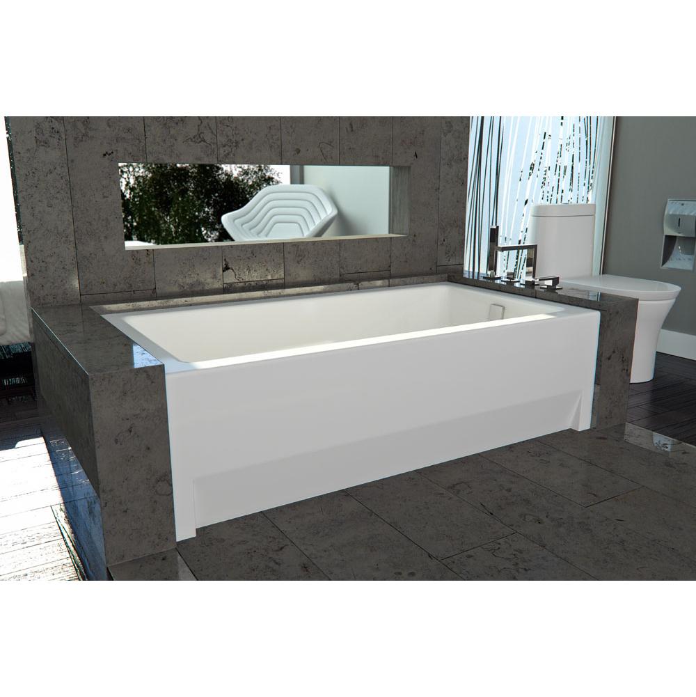 Neptune ZORA bathtub 36x66 with Tiling Flange, Left drain, Mass-Air, Biscuit