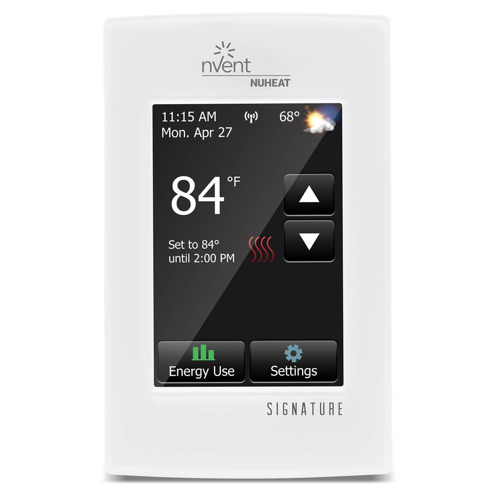Nuheat Signature Wifi Touchscreen Programmable Dual-Voltage Thermostat