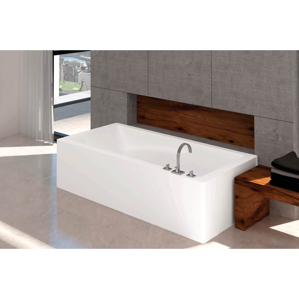 Oceania Baths Suite 3 Sides 66 x 31, Soaking Bathtub, Glossy White