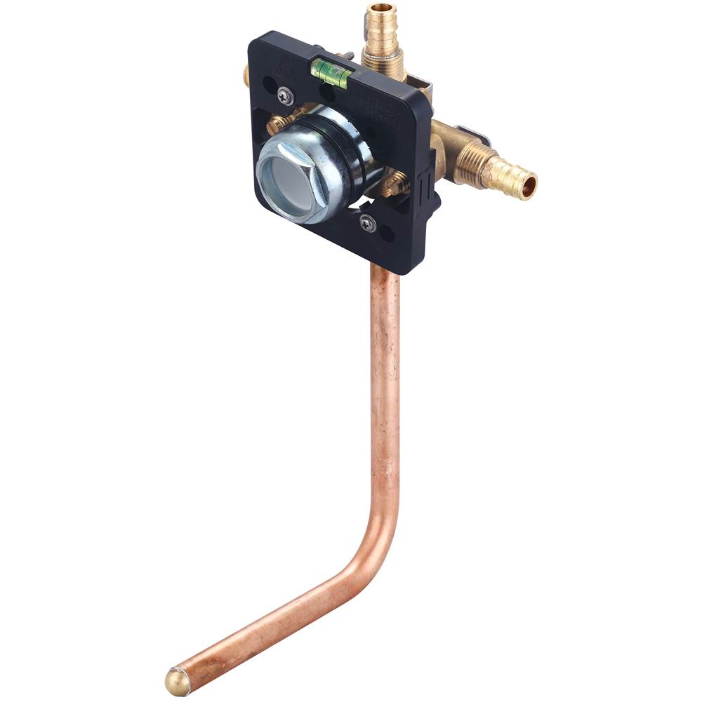 Olympia TUB and SHWR VALVE ONLY-SINGLE HDL 1/2'' UPONOR PEX INLET 1/2'' COPPER STUB TUB OUTLET W/STOP