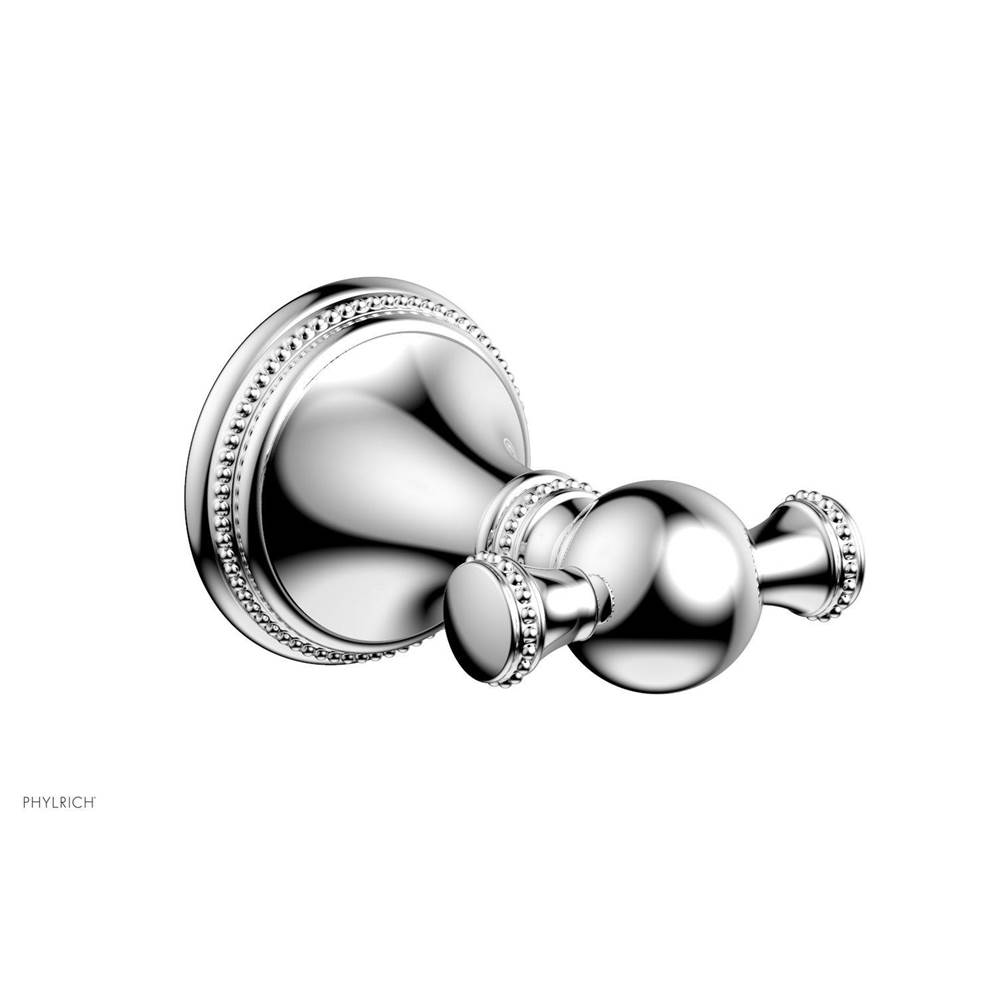 Phylrich BEADED Double Robe Hook 207-77