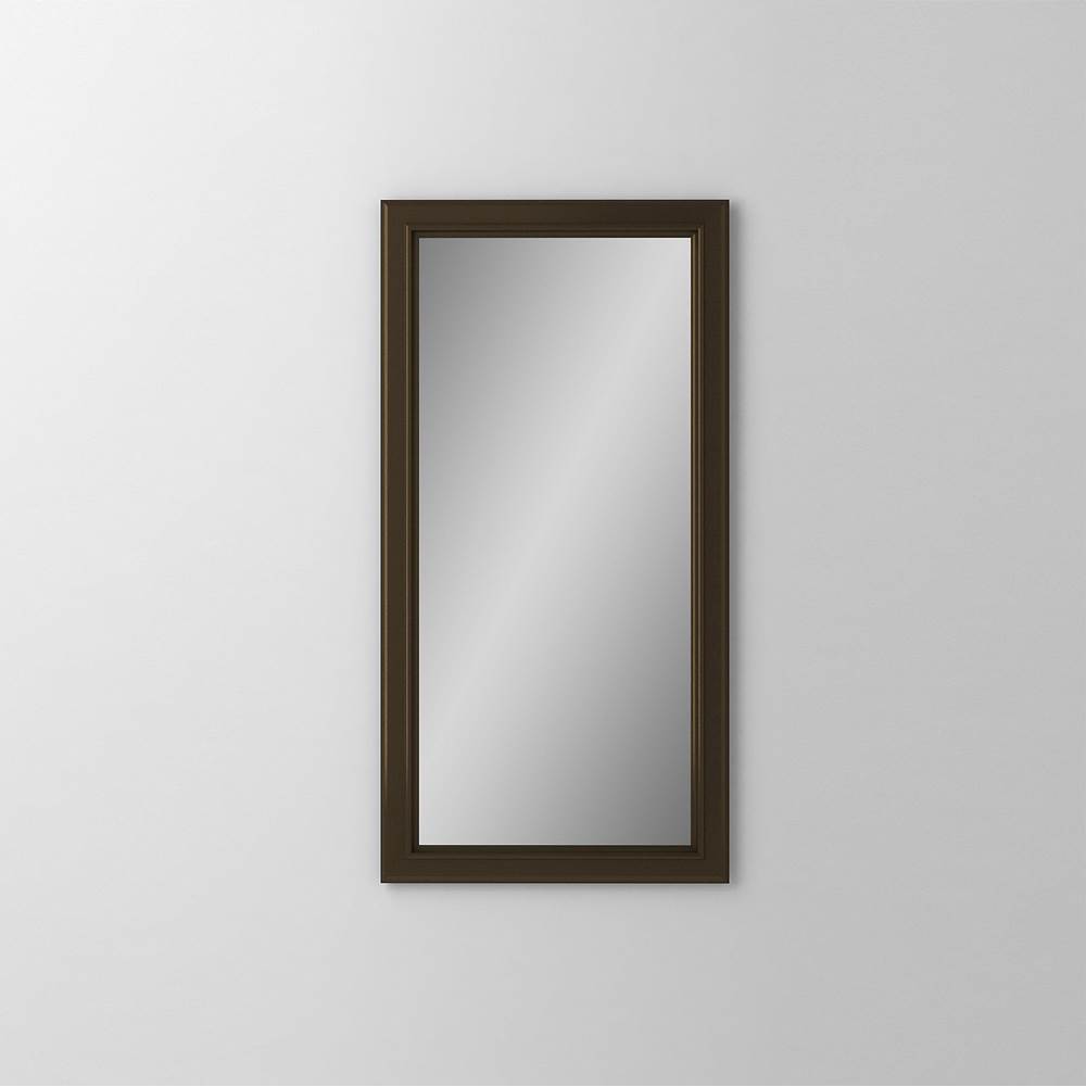 Robern Main Line Mirror, 16'' x 30'' x 1-5/8'', Bryn Mawr Frame, Brushed Bronze