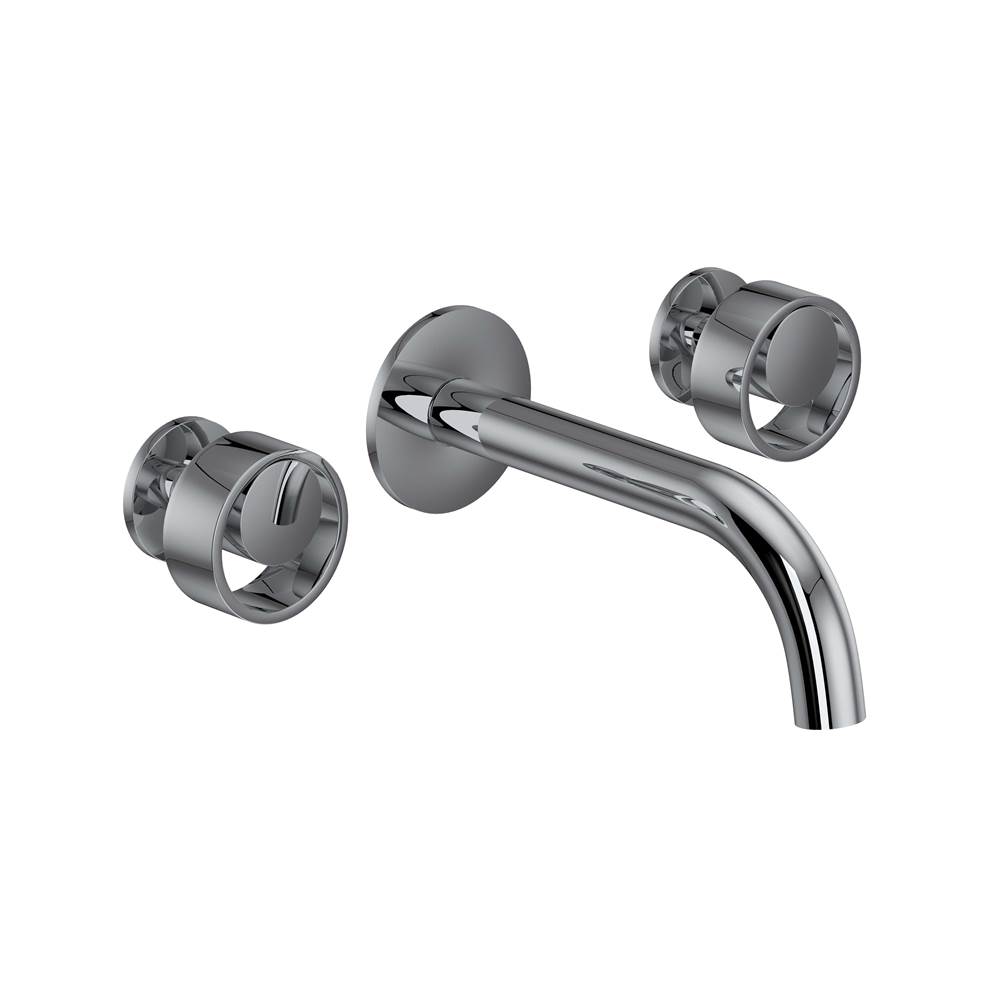 Rohl Eclissi™ Wall Mount Lavatory Faucet Trim With C-Spout