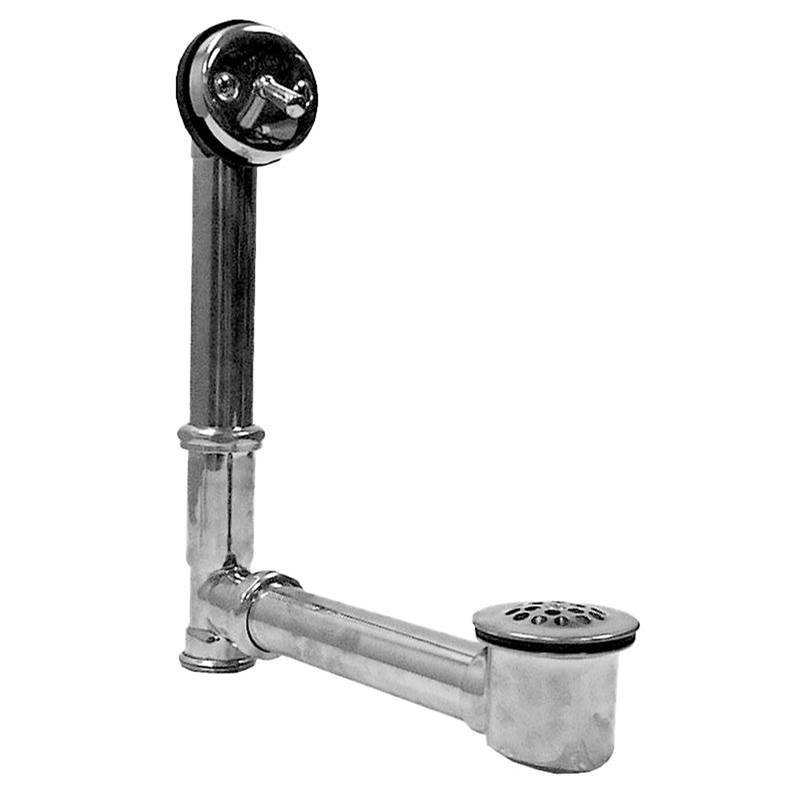 Sigma Concealed Standard Trip Lever and Overflow 14''- 16'' Tall, Adjustable SATIN BRASS PVD .41
