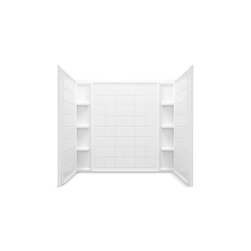 Sterling Plumbing Ensemble™ 60'' x 43-1/2'' tile wall set with Aging in Place backerboards
