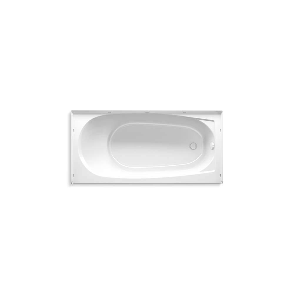 Sterling Plumbing Performa 2 60'' X 29'' Bath With Above-Floor Drain, Right Drain